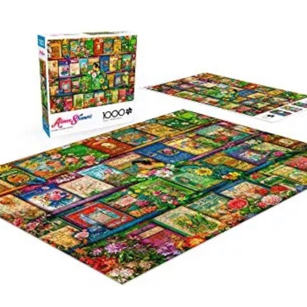 Aimee Stewart “Vintage Summer Books”  1000 Piece Jigsaw Puzzle Factory Sealed
